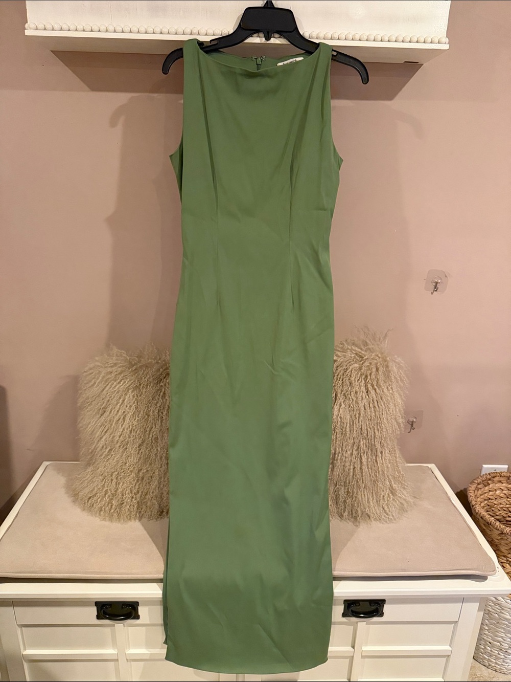 House of CB Olive Green Sleeveless Maxi Dress